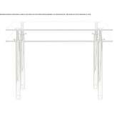 Rectangular crystal table Furci
