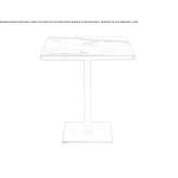 Square contract table Avebury