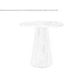 Round table made of Carrara marble Orio