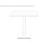 Square contract table Avebury