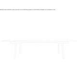 Rectangular wooden table Fenegro