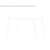 Rectangular beech table Brockway