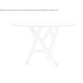 Round glass table Koropi