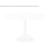 Round wooden table Klaster