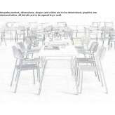Rectangular table Andenne