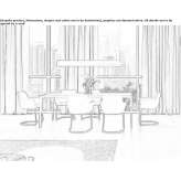 Rectangular table Andenne