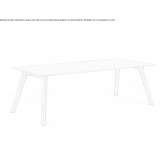 Rectangular table made of solid wood Mairano