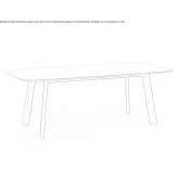 Rectangular dining table Bierset