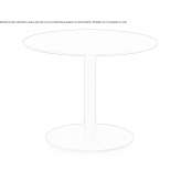 Round table with adjustable height Denice