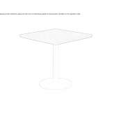 Square table Otsego