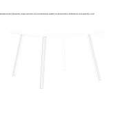 Square high table made of laminate Denville