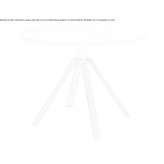 Round aluminum table Krutenky