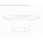 Round marble table Niny