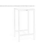 Square Compacttop® high table Laufdorf