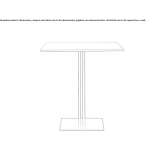 Silestone® square table Bonita