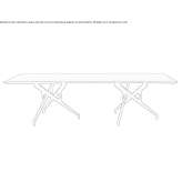 Rectangular dining table Tisnov