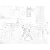 Oval table Moosburg