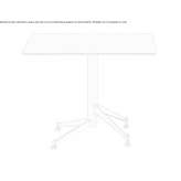 Square table with drop leaf Xcanatun