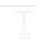 Round high table Wenonah