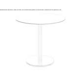 High table made of HPL Srem