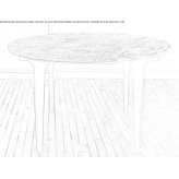 Round marble table Mazan