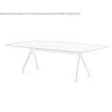 Rectangular walnut table Nundah