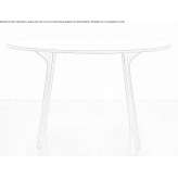 Round table made of wooden veneer Antagnod