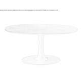 Oval table with ceramic materials Aquia