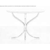 Round table made of oak wood and metal Lasko
