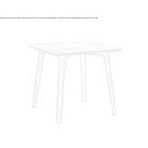 Wooden table Orista