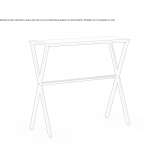 Rectangular high table Tahmoor
