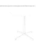 Round table made of MDF and aluminum base Klaipeda