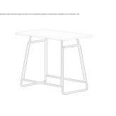 High table Izola