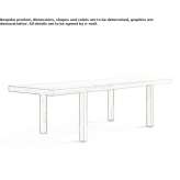Rectangular wooden table Lambari