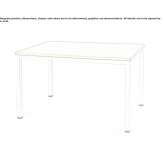 Rectangular table made of steel and wood Uzhgorod