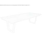 Table with Suar wood top and steel frame McDowall
