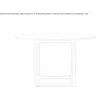 Round maple table Theux