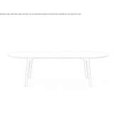 Oval table, oak Sonnaz