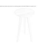 Round ash table Vermes