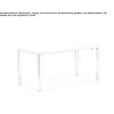 Rectangular contract table Coloso