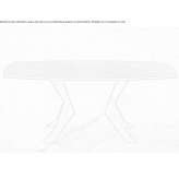 Rectangular table made of wooden veneer Carbonia