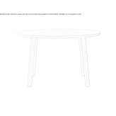 Round table made of beech wood Linthal