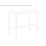 High table made of solid wood Moresco