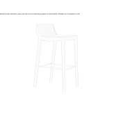 High upholstered stool Mulchen