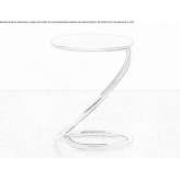 Steel and leather stool Oudega
