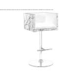 High stool with armrests Bega