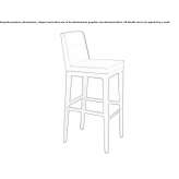 Bar stool with footrest Vodskov