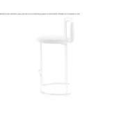 Bar stool with footrest Babugent