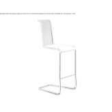 Bar stool on a bracket with a footrest Atla