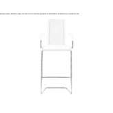 Bar stool on supports with armrests Atla